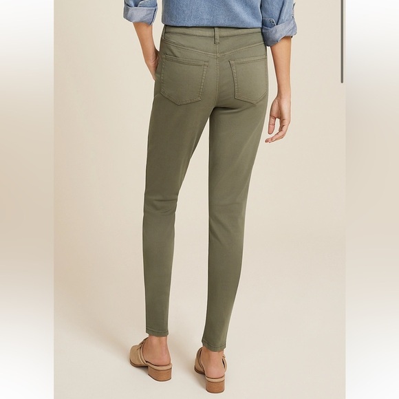 Maurice’s Green High Waisted Jeggings Size 18 Reg (Hemmed to Petite Length) - Picture 4 of 13